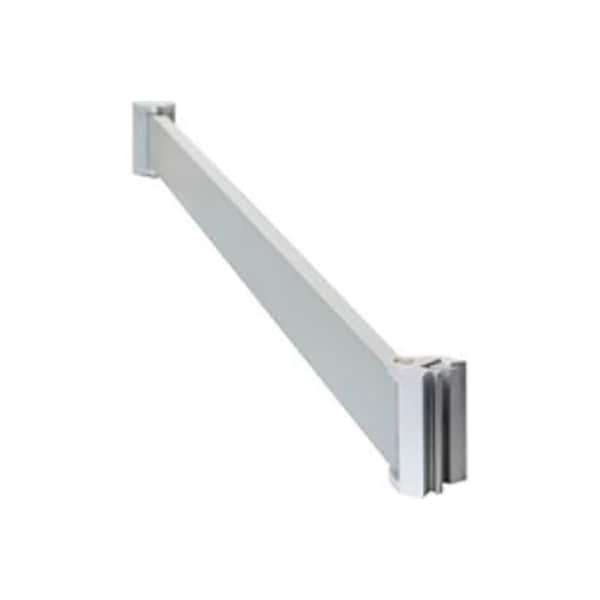 Lavi Industries Lavi Industries Beltrac Straight Rigid Rail Assembly, 4'L, Satin Aluminum 50-RRA100/4/C - main